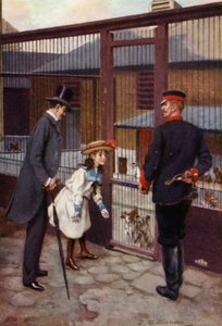 Ethel löytää Scampin (väri litho) tekijältä J. Williamson