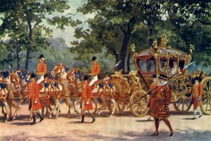 Kruunausvalmentaja, kuningas Edward VII:n kruunauskulkue tekijältä J. Williamson