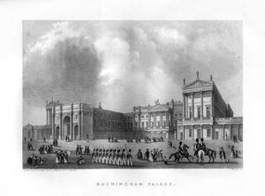 Buckinghamin palatsi, Lontoo, 1800-luku.