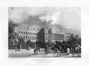 Cumberland Terrace, Regents Park, Lontoo, 1800-luku.