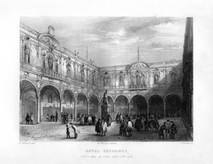 Royal Exchange, Lontoo, 1800-luku.