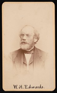 William Henry Edwardsin muotokuva 1822-1909, noin 1870-1880-luku. tekijältä J and W Vincent