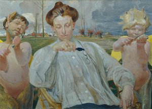 Taiteilijan vaimo tekijältä Jacek Hyacinth Malczewski