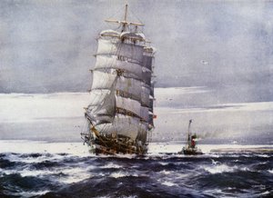 Clipper-alukset: Carlisle Castle (väri litho)