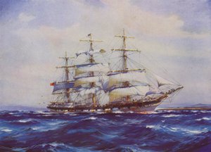 Purjelaiva Invercargill tekijältä Jack Spurling
