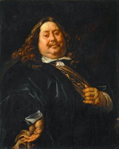 Portrait of an obese person, aiemmin tunnettu nimellä Portrait of Admiral Michel-Adrien Ruyter - Portrait of an obese person ... tekijältä Jacob (studio of) Jordaens