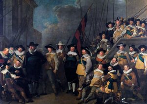 Kapteeni Cornelis de Graeffin ja luutnantti Hendrick Lauwrenszin komppanian upseerit ja miehet.
