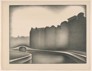 Taloja veden päällä tekijältä Jacob Bendien (signed by artist)