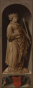 Hollanti: Saint Adelbert of Egmond Saint Adalbert tekijältä Jacob Cornelisz van Oostsanen