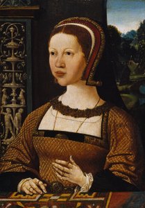Hollanti: Naisen muotokuva (Tanskan kuningatar Isabella) Naisen muotokuva, mahdollisesti Tanskan Elisabet.