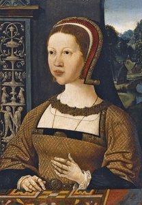 Muotokuva Itävallan Isabellan, Tanskan kuningattaren, noin 1524