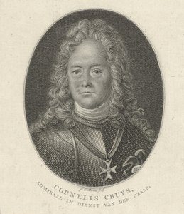 Muotokuva Venäjän keisarillisen laivaston vara-amiraalista Cornelius Cruysista 1655-1727, 1818