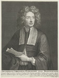 Säveltäjä ja viulisti Arcangelo Corellin muotokuva 1653-1713