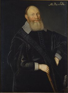 Baron Carl Gyllenhielm, ruotsalainen sotilas ja poliitikko - Paroni Carl Carlsson Gyllenhielmin muotokuva tekijältä Jacob Heinrich Elbfas