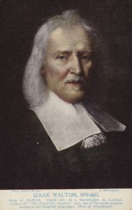 Izaak Walton (1593-1683), englantilainen kirjailija