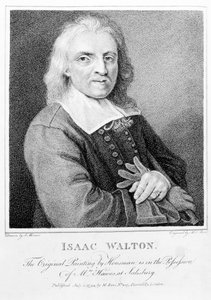 Marino Bovin (1758-1805) kaivertama Isaac Waltonin (1593-1683) muotokuva 1794