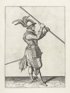 Sotilas keihällä, n. 1600