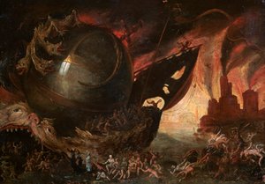 Styxin ylitys, c1591-1638 tekijältä Jacob Isaacz van Swanenburg