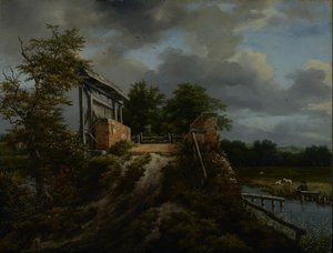 Silta ja sulku, 1648-9 tekijältä Jacob van Ruisdael