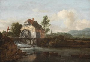 Maisema vesimyllyllä, noin 1680