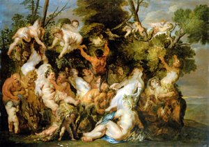 Bakkanaalit tekijältä Jacob Jordaens