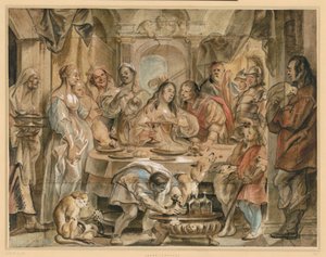 Kleopatran pidot tekijältä Jacob Jordaens