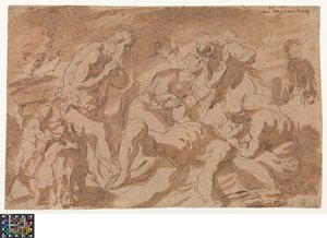 Saksa: Die Beweinung Abels
Dutch: De bewening van Abel tekijältä Jacob Jordaens