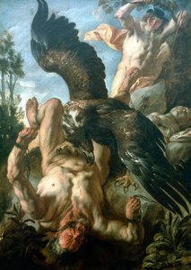 Prometheus sidottu, c1640 tekijältä Jacob Jordaens