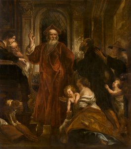 Bretagnen Pyhä Ivo (öljy) tekijältä Jacob Jordaens