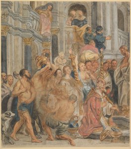 Pyhä Paavali Lystrassa tekijältä Jacob Jordaens