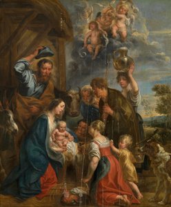 Paimenten palvonta tekijältä Jacob Jordaens