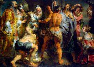 Apostolit Paavali ja Barnabas Lystrassa, 1616-1617. tekijältä Jacob Jordaens