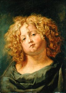 Kiharatukkainen tyttö tekijältä Jacob Jordaens