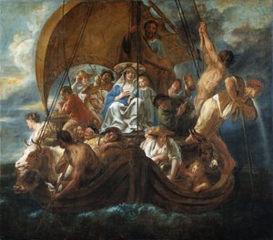 Pyhä perhe veneessä, 1652.