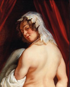 Kuningas Candaulesin vaimo, n. 1645. tekijältä Jacob Jordaens