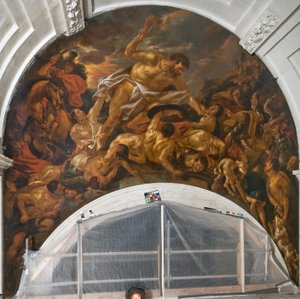 Simson voittaa filistealaiset tekijältä Jacob Jordaens the elder