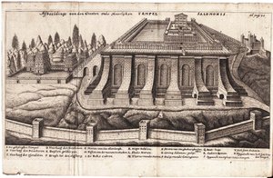 Salomon temppeli Jerusalemissa tekijältä Jacob Judah Aryeh Leon