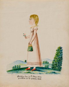 Sarah Musserin muotokuva, 1826.
