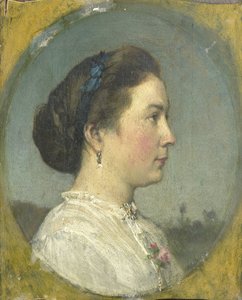 Taiteilijan vaimon Catharina Hendrika Hornin muotokuva
