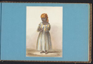 Affien muotokuva Affie 59. joulukuuta (otsikko esineessä) Albumi Surinamen piirroksista, s. 43 (50) (sarjan nimi)