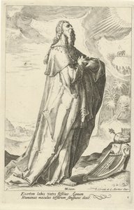 David Vanhan testamentin profeetat (sarjan nimi) tekijältä Jacob Matham (attributed to)