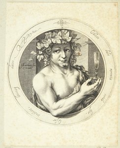 Bacchus tekijältä Jacob Matham