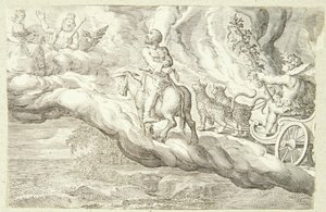 Bacchus ja Vulcan palaavat Olympukseen tekijältä Jacob Matham