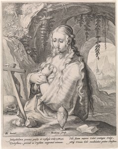 Maria Magdalena Boetawardille tekijältä Jacob Matham