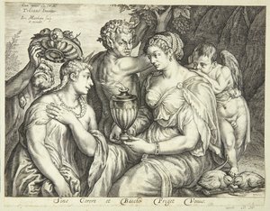 Ceres, Bacchus ja Venus tekijältä Jacob Matham