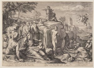 Perseus ja Andromeda tekijältä Jacob Matham