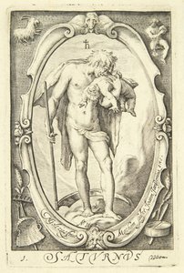 Saturnus tekijältä Jacob Matham