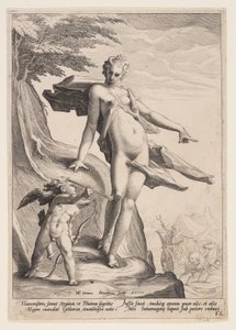 Venus, Amor ja Pluto tekijältä Jacob Matham