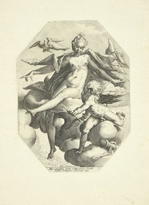 Venus ja Cupid tekijältä Jacob Matham