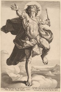 Apollo Solina tekijältä Jacob Matham, after Cornelis Cornelisz van Haarlem